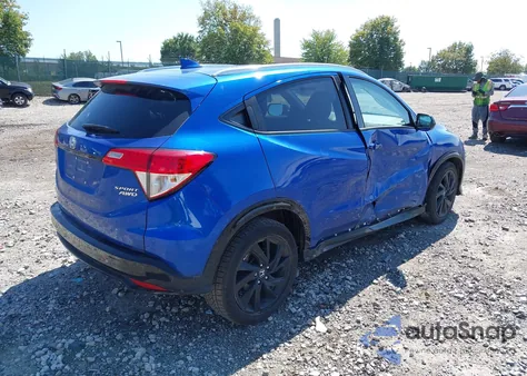 2022 Honda Hr-V Awd Sport z USA, uszkodzony, nr VIN 3CZRU6H12NM749814